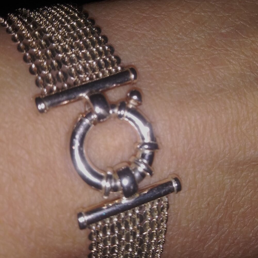 Sterling Silver Bracelet (Liquid Silver) - image 2